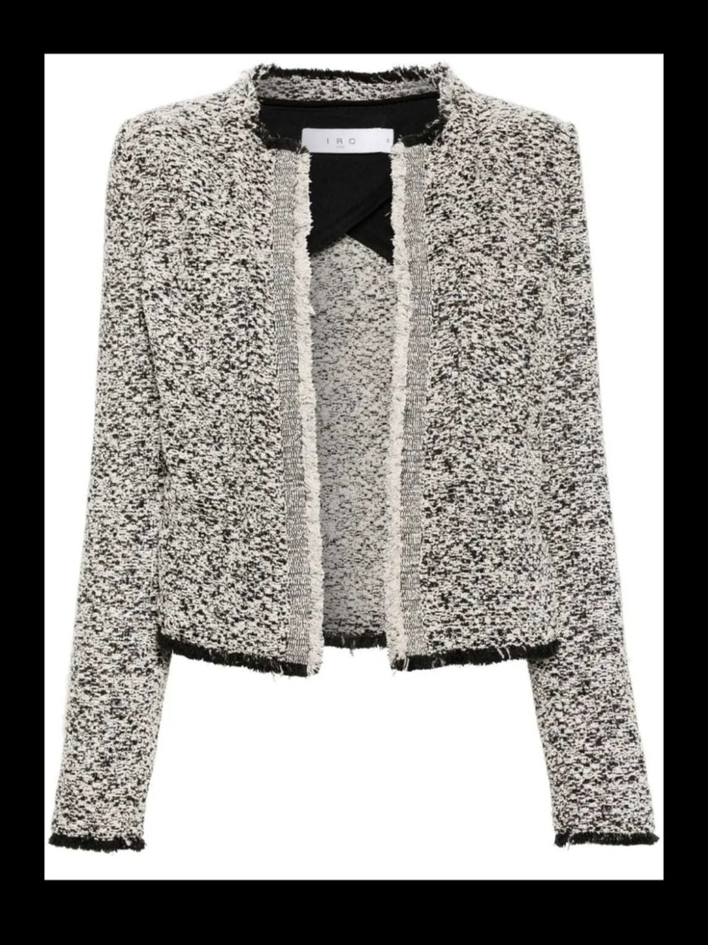 IRO PARIS Hazela Fringed Tweed Jacket